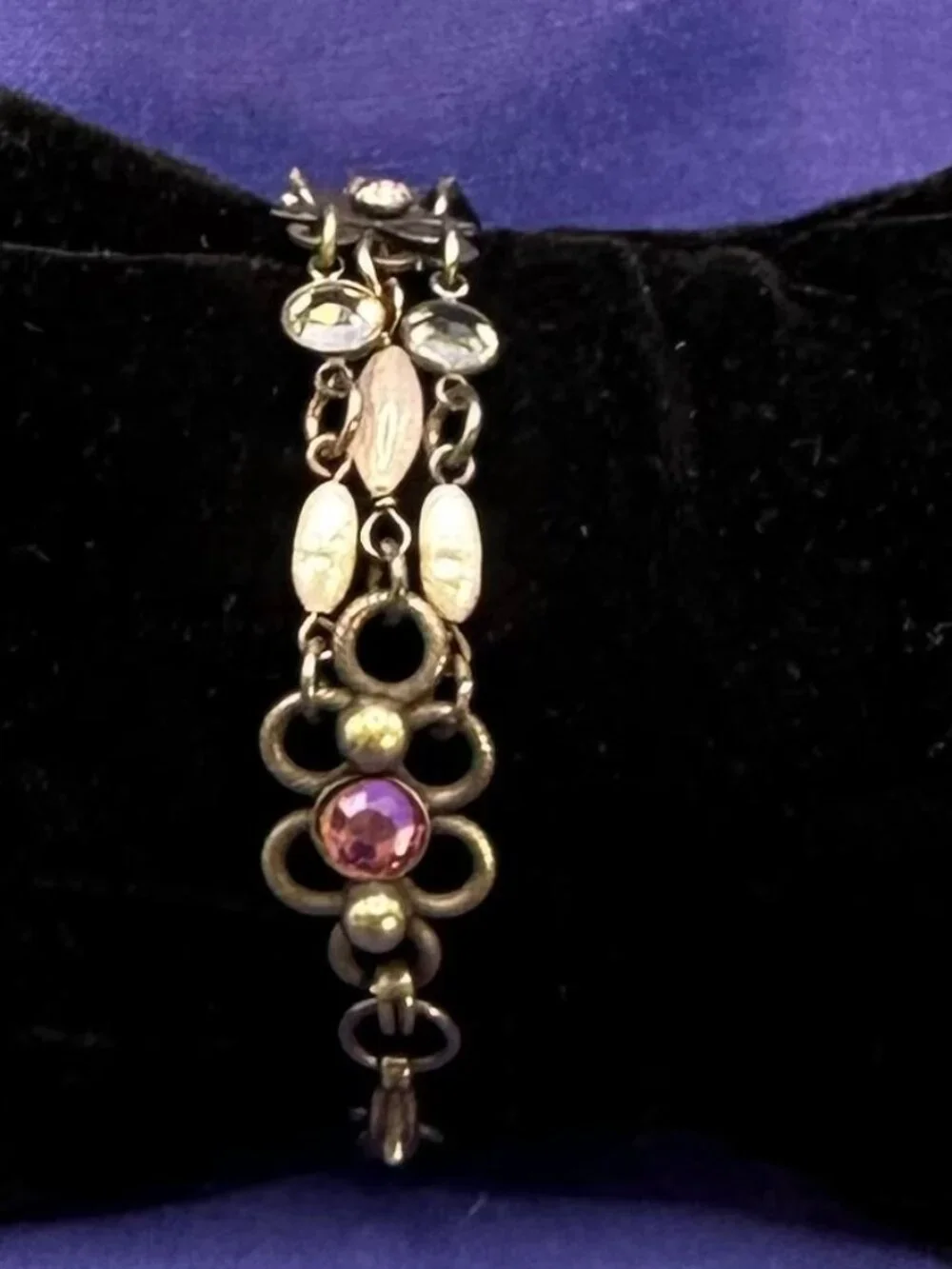 VTG Sorrelli Victorian Revival Swarovski Crystal Bracelet